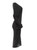 Maison Martin Margiela Black Asymmetric Long Sleeve Dress
