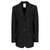 2010s Jil Sander melange black wool blend jacket