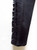 Junya Watanabe Comme des GarÃ§ons Black Skinny Pants with Ribbon Detail
