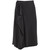 Maison Martin Margiela Black Draped Waist Mid Length Skirt