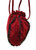Chantal Thomass Red Velvet Drawstring Shoulder Bag