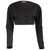 1980's Chantal Thomass Cropped Black Button-Up Jacket