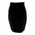 Chantal Thomass Black Velvet Pencil Skirt