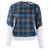 Comme des GarÃ§ons Plaid Stamped Top
