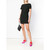 90s Versace black wool blend dress