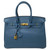 Hermes Birkin Blue Colvert Bag