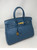 Hermes Birkin Blue Colvert Bag