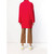 80s Fendi red wool midi coat