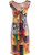 1980's Rare Matsuda Vinyl Shift Dress with Tulips