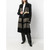 70s Yves Saint Laurent black and golden threads wool scarf