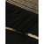 70s Yves Saint Laurent black and golden threads wool scarf