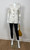 Yves Saint Laurent White Cotton Classic Jacket