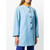 1980s Emanuel Ungaro baby blue wool overcoat