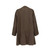 90s Romeo Gigli brown cavalry fabric coat