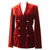 Jean Paul Gaultier Rust Colored Velvet Blazer