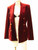 Jean Paul Gaultier Rust Colored Velvet Blazer