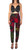 Gianni Versace Abstract Baroque Velvet Leggings Small