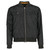 90s Giorgio Armani pinstripe waterproof fabric bomber jacket