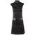 1980's Paco Rabanne Black Silk Mock Neck Belted Mini Dress
