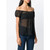 2000s Chanel black mesh top