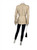 Vintage Thierry Mugler Jacket Beige & Gold Linen