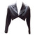 Matsuda Gathered Cropped Blue Petrol Jacket