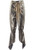 Thimister Couture Draped Metallic Silver Wrap Harem Pants