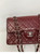 Chanel Small Burgundy Double Flap