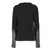 2000s Costume Naional black wool V-neck sweater