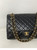 Chanel Black Lambskin Leather Maxi Bag