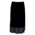 Comme Des GarÃ§ons Black Velvet Drawstring Skirt