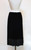 Comme Des GarÃ§ons Black Velvet Drawstring Skirt