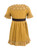 2007 Undercover Gold Silk Mini Skull Detail Dress