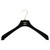 90s Chanel black velvet large clothes hanger