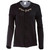 Comme des GarÃ§ons Black Wool Pearl Embellished Cardigan