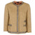 50s Anna Val beige cardigan with trimming details