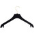 90s Chanel black velvet slim clothes hanger