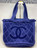 Chanel Blue Towel Tote Bag