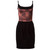 1980's Chantal Thomass Satin and Velvet Fitted Mini Dress
