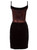 1980's Chantal Thomass Satin and Velvet Fitted Mini Dress