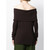 90s Romeo Gigli brown wool blend knit top