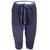 TAO Comme des GarÃ§ons Indigo Cotton Cropped Patch Pants