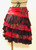 Jean Paul Gaultier Floral Tiered Skirt