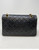 Chanel Black Vintage Medium Double Flap Classic Bag