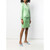 90s Chanel light green silk suit