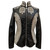 Philipp Plein Leather Jacket Swarovsky Studded
