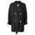 2000s Versus Black Short Trench Coat