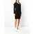 90s Romeo Gigli black wool dress