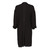 1990s Gianfranco FerrÃ© black dress with decorative frontal ruches