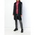 2000s Jean Paul Gaultier black rayon and faux-leather coat